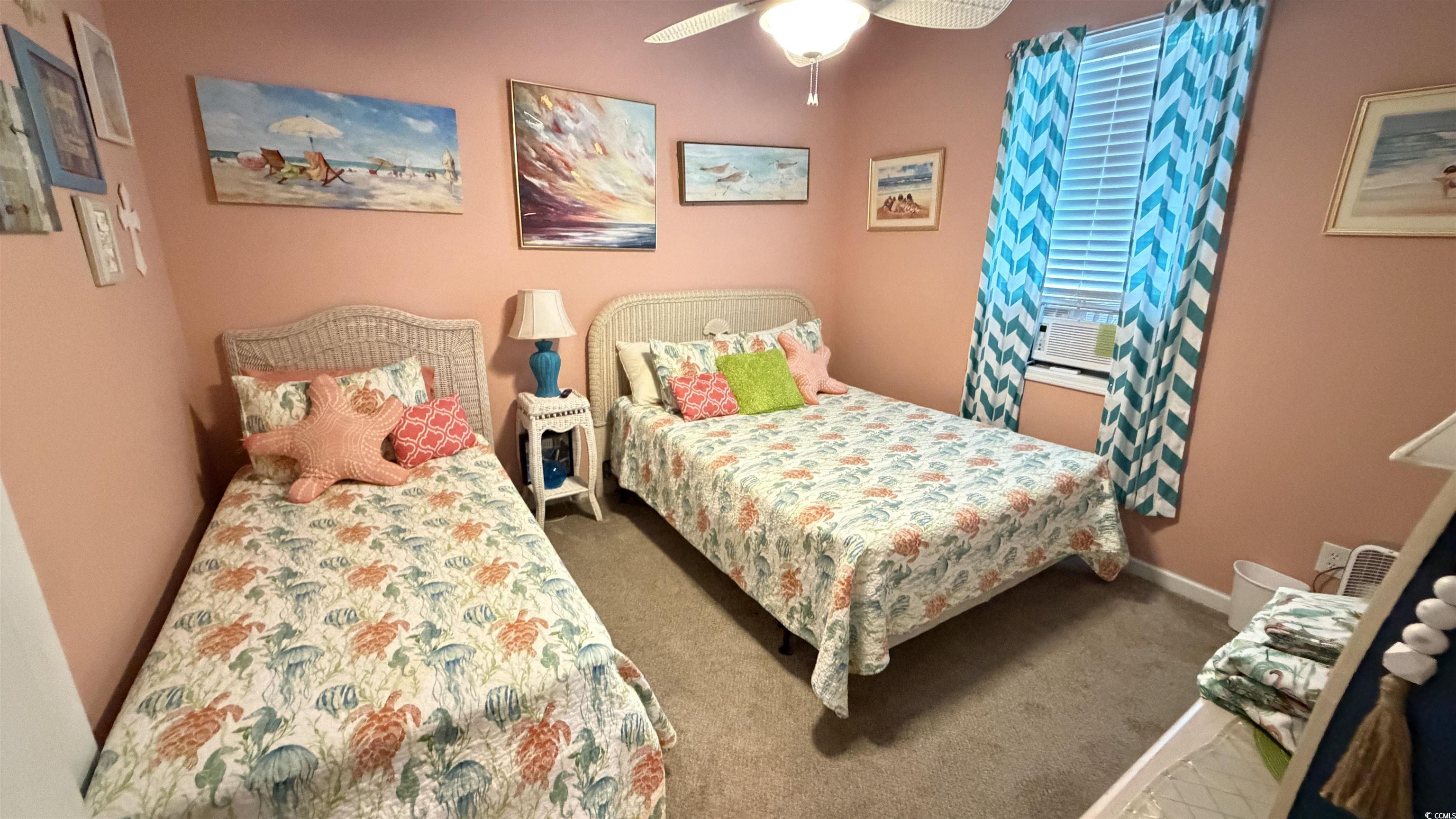 1517 Pisces Lane Myrtle Beach, SC 29575 - Photo 14 of 30 Bedroom featuring carpet floors and ceiling fan