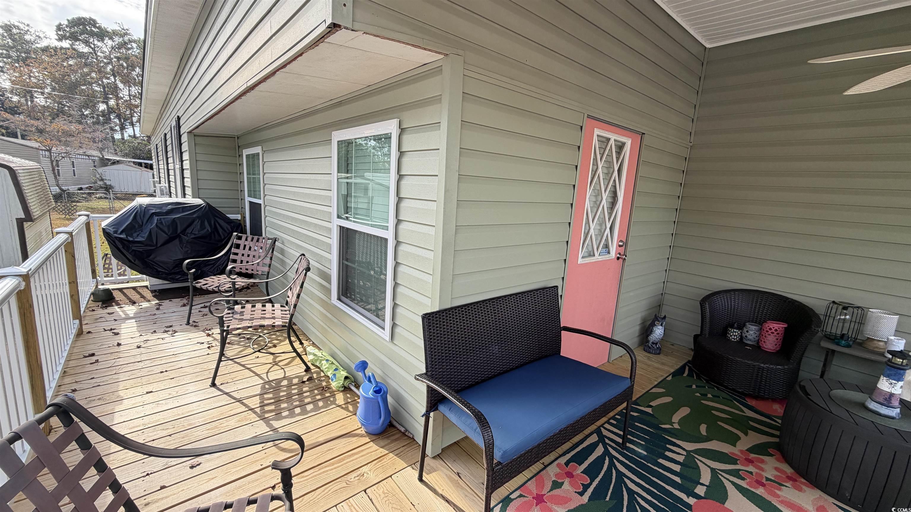 1517 Pisces Lane Myrtle Beach, SC 29575 - Photo 26 of 30 Deck with grilling area
