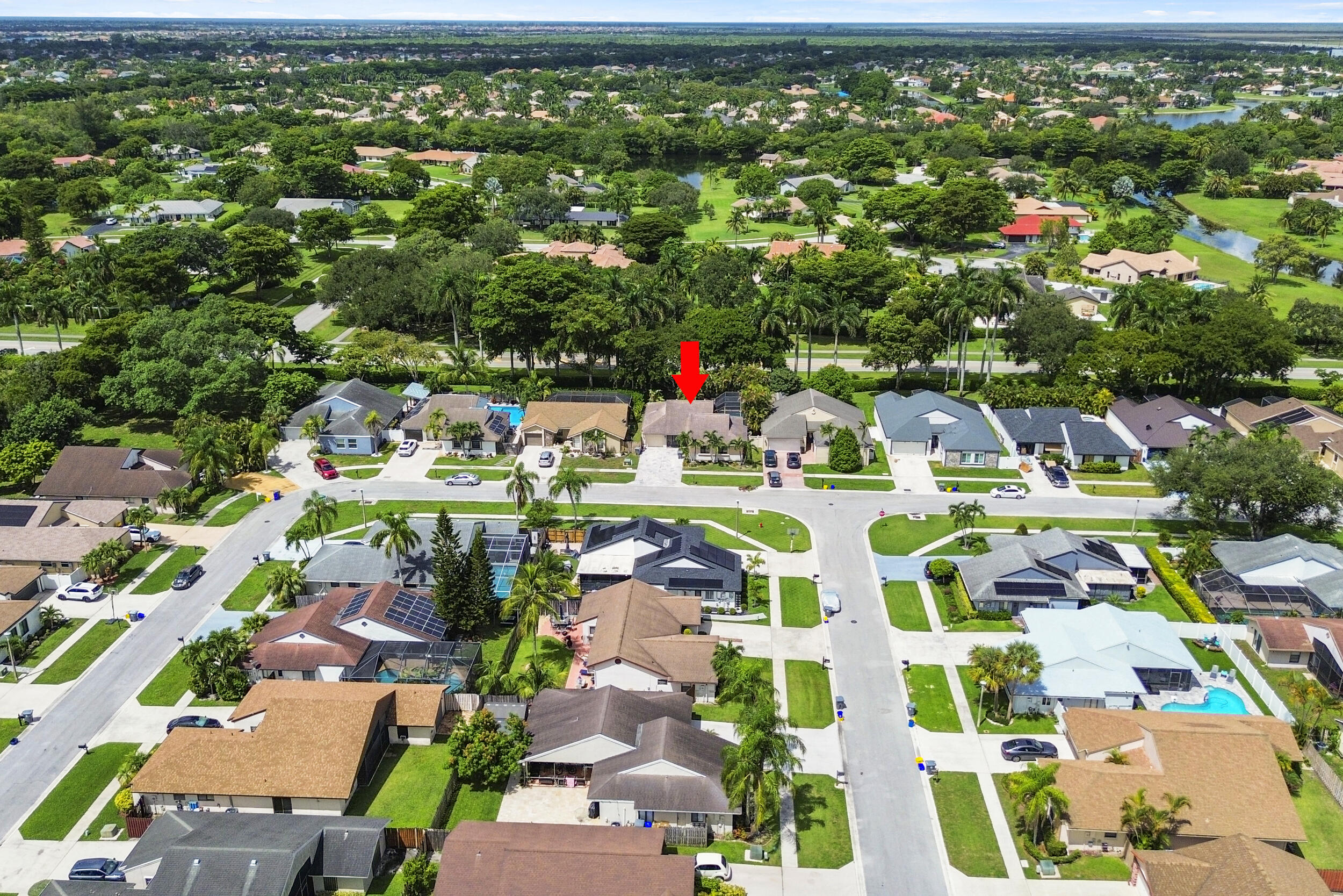 21665 Sutters Lane Boca Raton, FL 33428 - Photo 39 of 42 a aerial view of multiple house