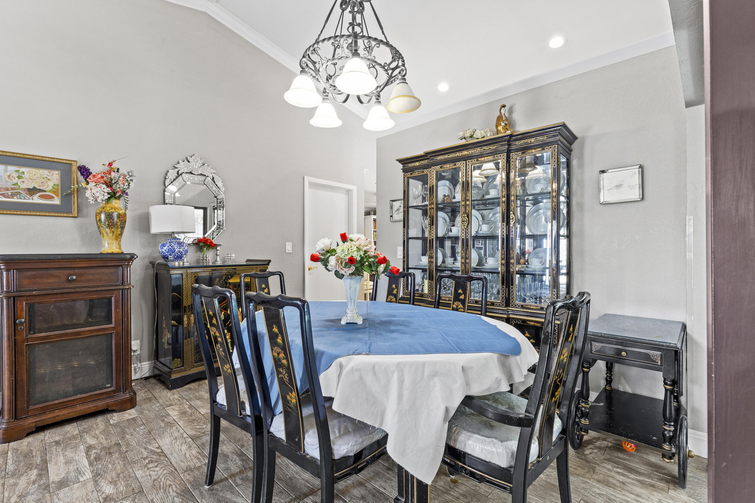 21665 Sutters Lane Boca Raton, FL 33428 - Photo 8 of 42 a view of a dining room with furniture window and wooden floor