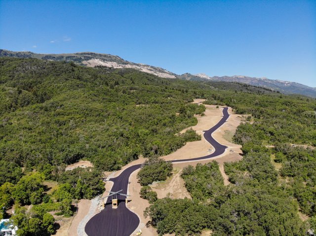 2808 East Arrowleaf Lane, Unit 2 Eden, UT 84310 - Photo 5 of 15 Drone / aerial view of a forest and a mountainous background