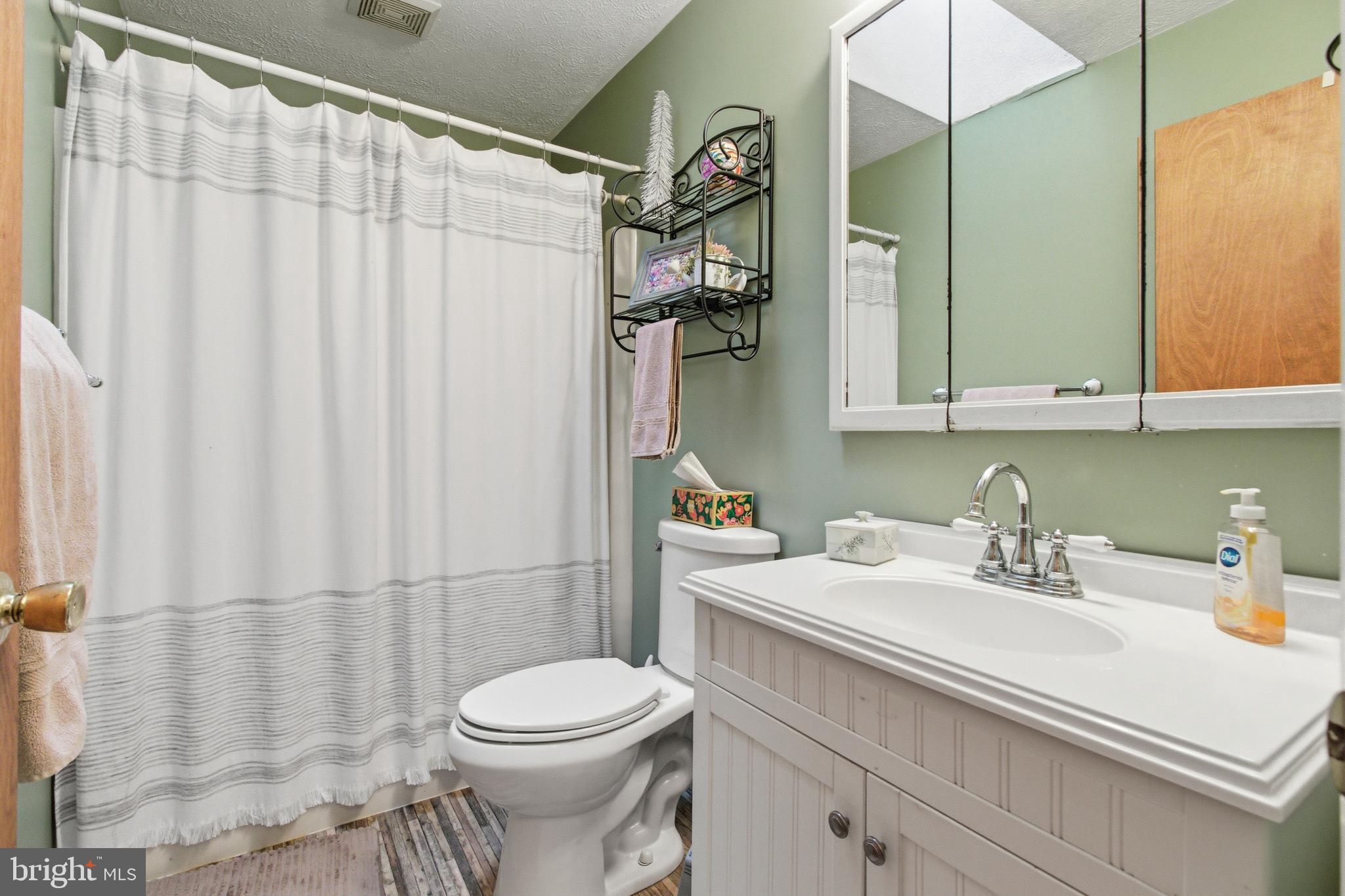 63 Sea Horse Road Du Bois, PA 15801 - Photo 28 of 35 a bathroom with a sink a toilet and shower curtain