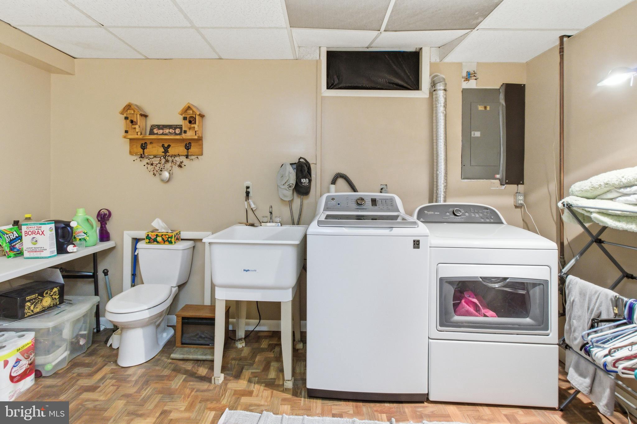63 Sea Horse Road Du Bois, PA 15801 - Photo 34 of 35 a utility room with sink dryer and washer