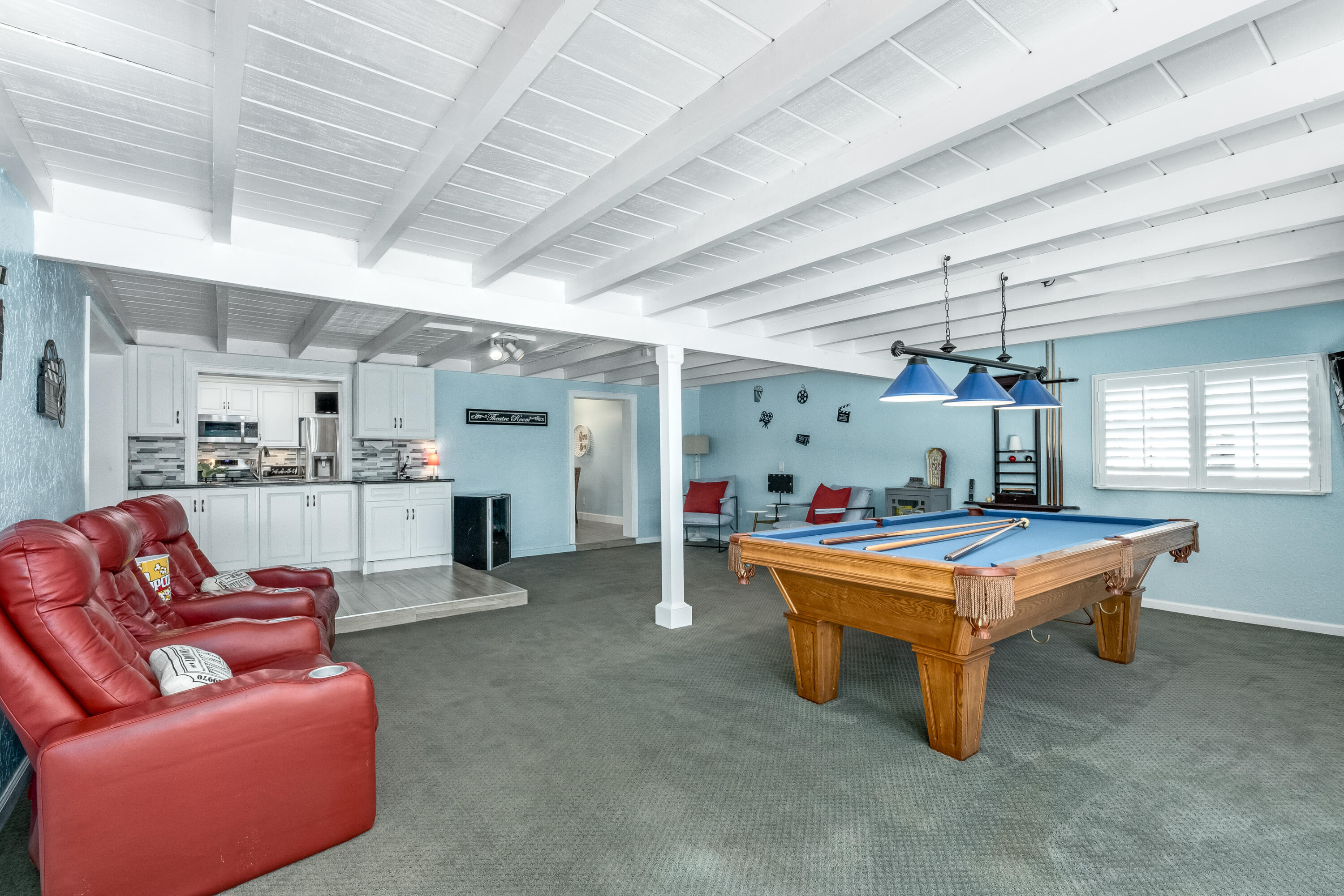 415 Wayne Avenue Indialantic, FL 32903 - Photo 40 of 63 a living room with furniture kitchen view and a table
