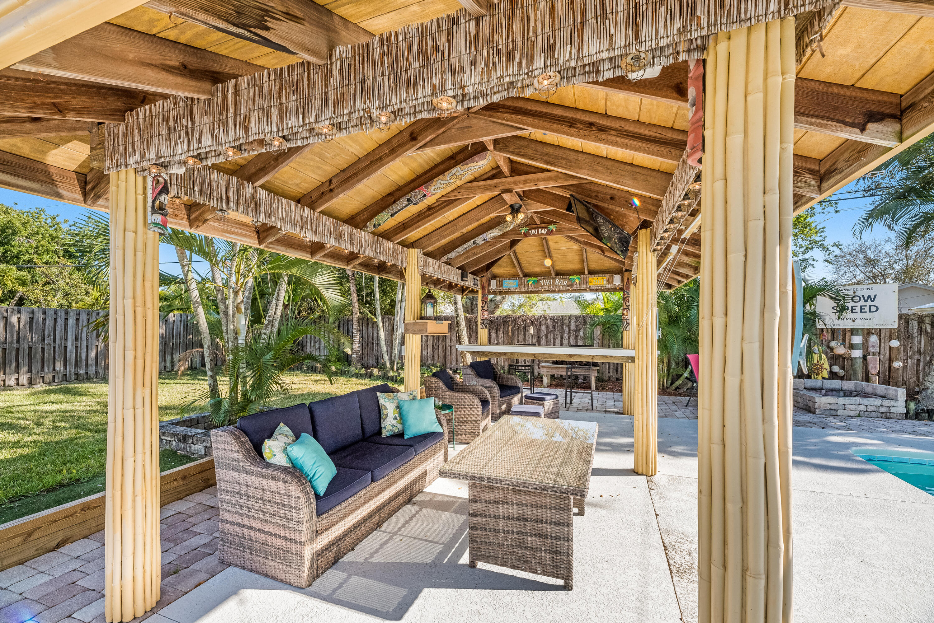 415 Wayne Avenue Indialantic, FL 32903 - Photo 51 of 63 a view of living room with furniture and floor to ceiling windows
