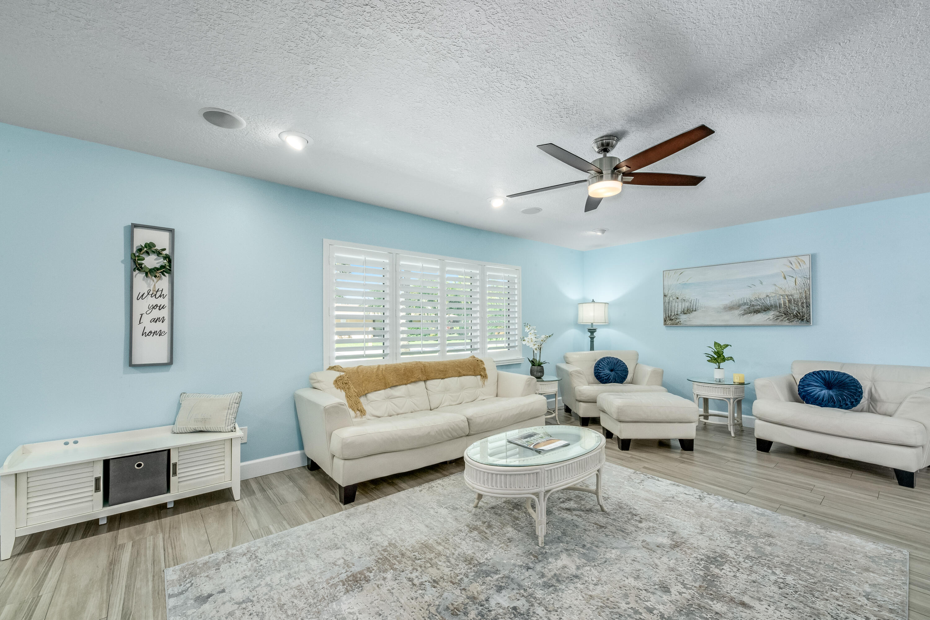 415 Wayne Avenue Indialantic, FL 32903 - Photo 7 of 63 a living room with furniture and a wooden floor