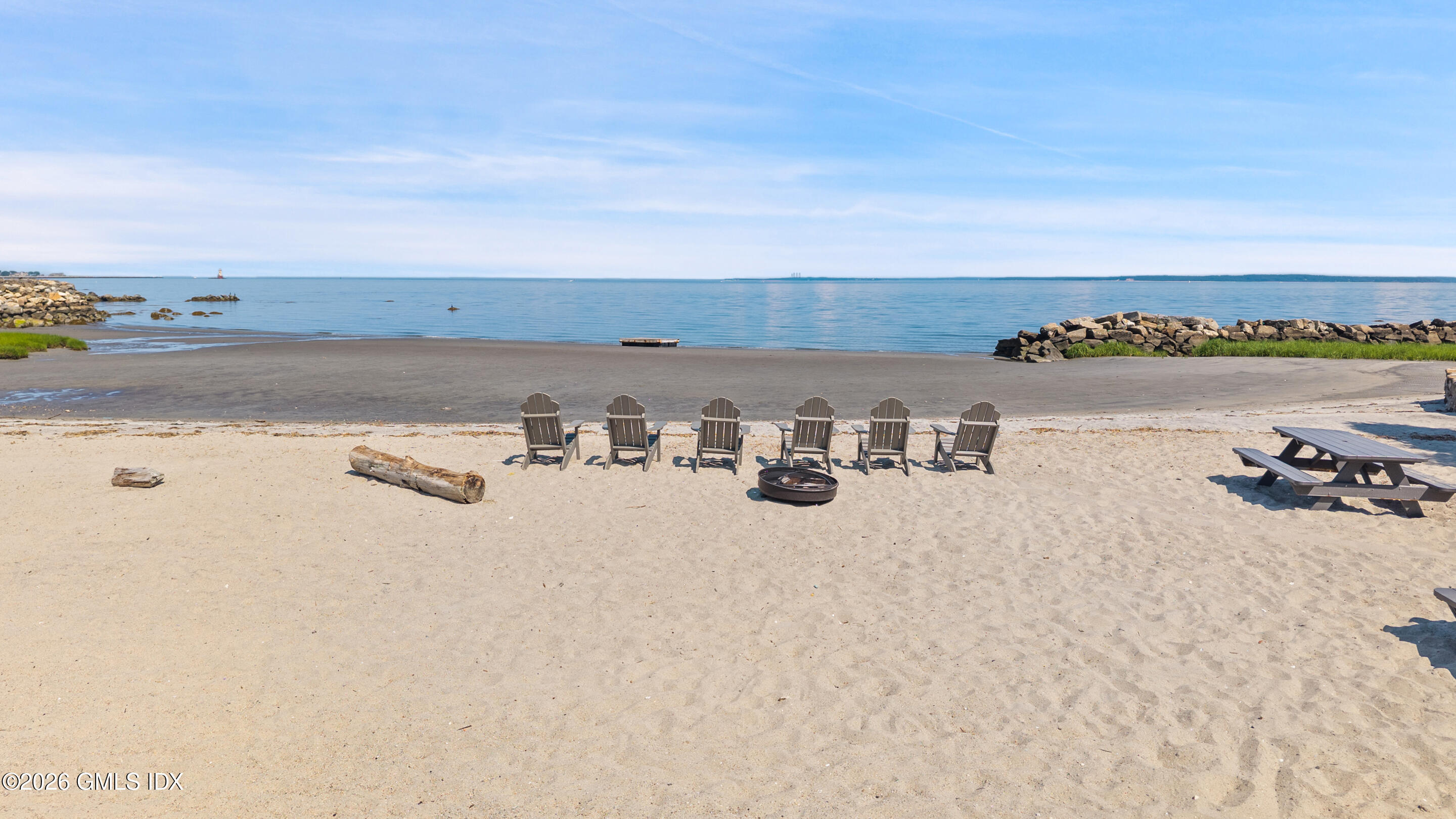 203 Shore Road Old Greenwich, CT 06870 - Photo 5 of 46 Beach Fire Pit