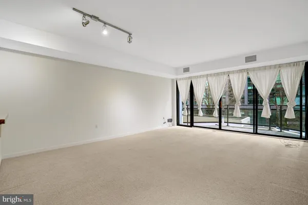 a view of a indoor basketball court