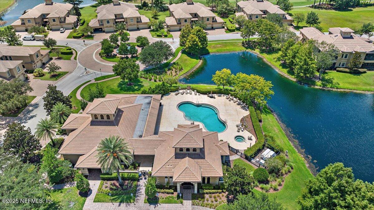 174 Laterra Links Circle, Unit 201 St. Augustine, FL 32092 - Photo 38 of 41 an aerial view of a house with a lake view