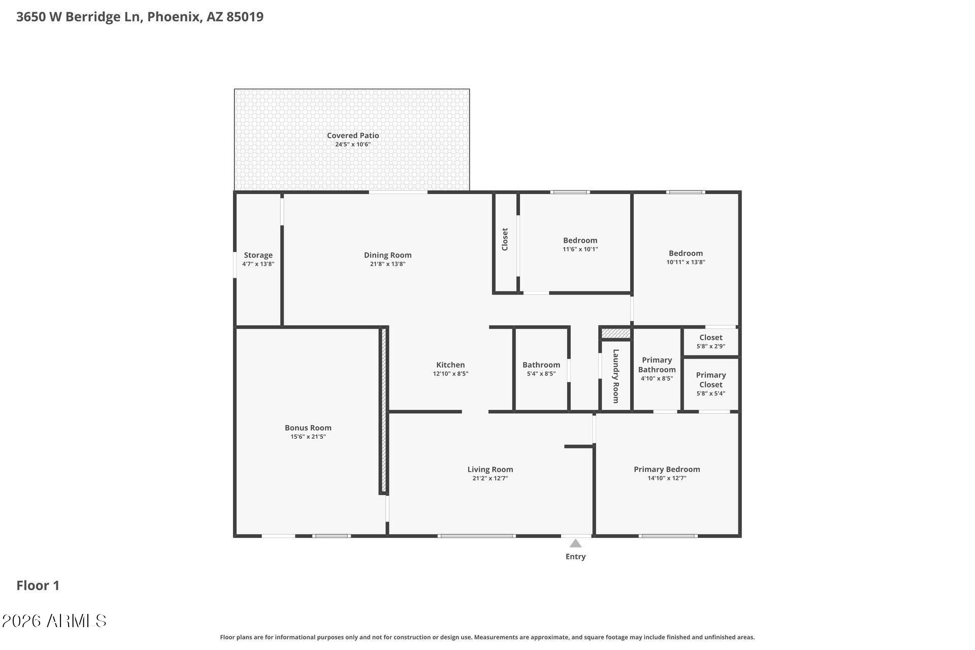3650 West Berridge Lane Phoenix, AZ 85019 - Photo 21 of 21 001-photo-floor-plan-15280988