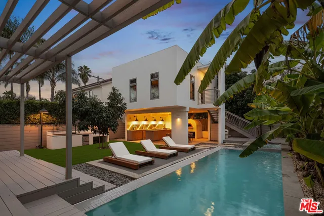 a view of a house with garden