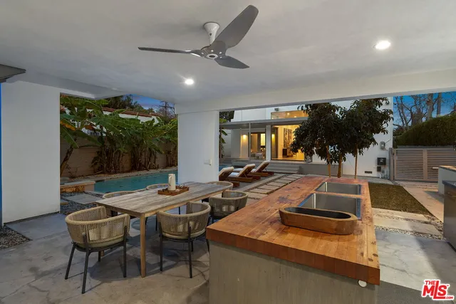 a outdoor space with furniture and window