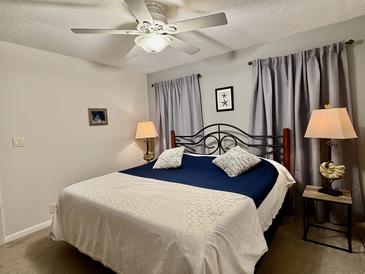 21186 Mathew Road Sterling, IL 61081 - Photo 18 of 66 a bedroom with a bed a lamp and a dresser