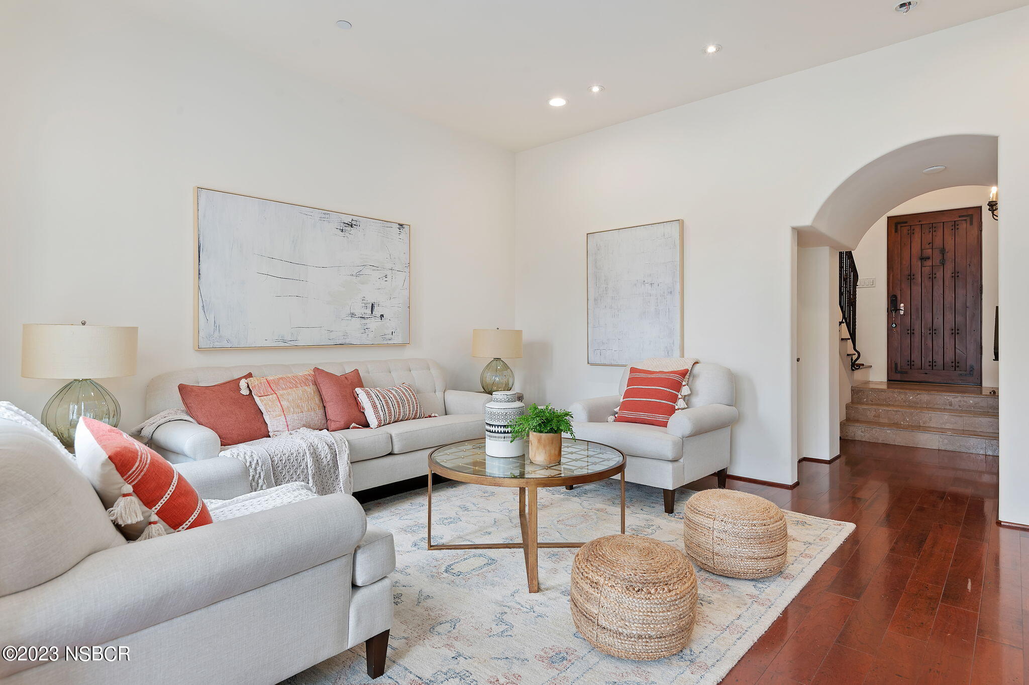 4366 Modoc Road Santa Barbara, CA 93110 - Photo 5 of 23 a living room with furniture and wooden floor