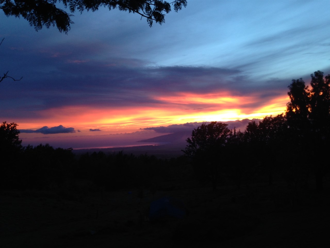 399 Omaopio Road, Unit B Kula, HI 96790 - Photo 3 of 30 a view of sunset