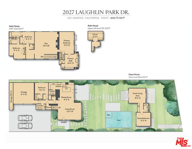 $7,295,000 | 2027 Laughlin Park Drive, Los Angeles, CA 90027