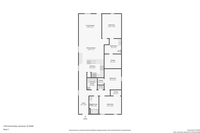 a picture of a floor plan