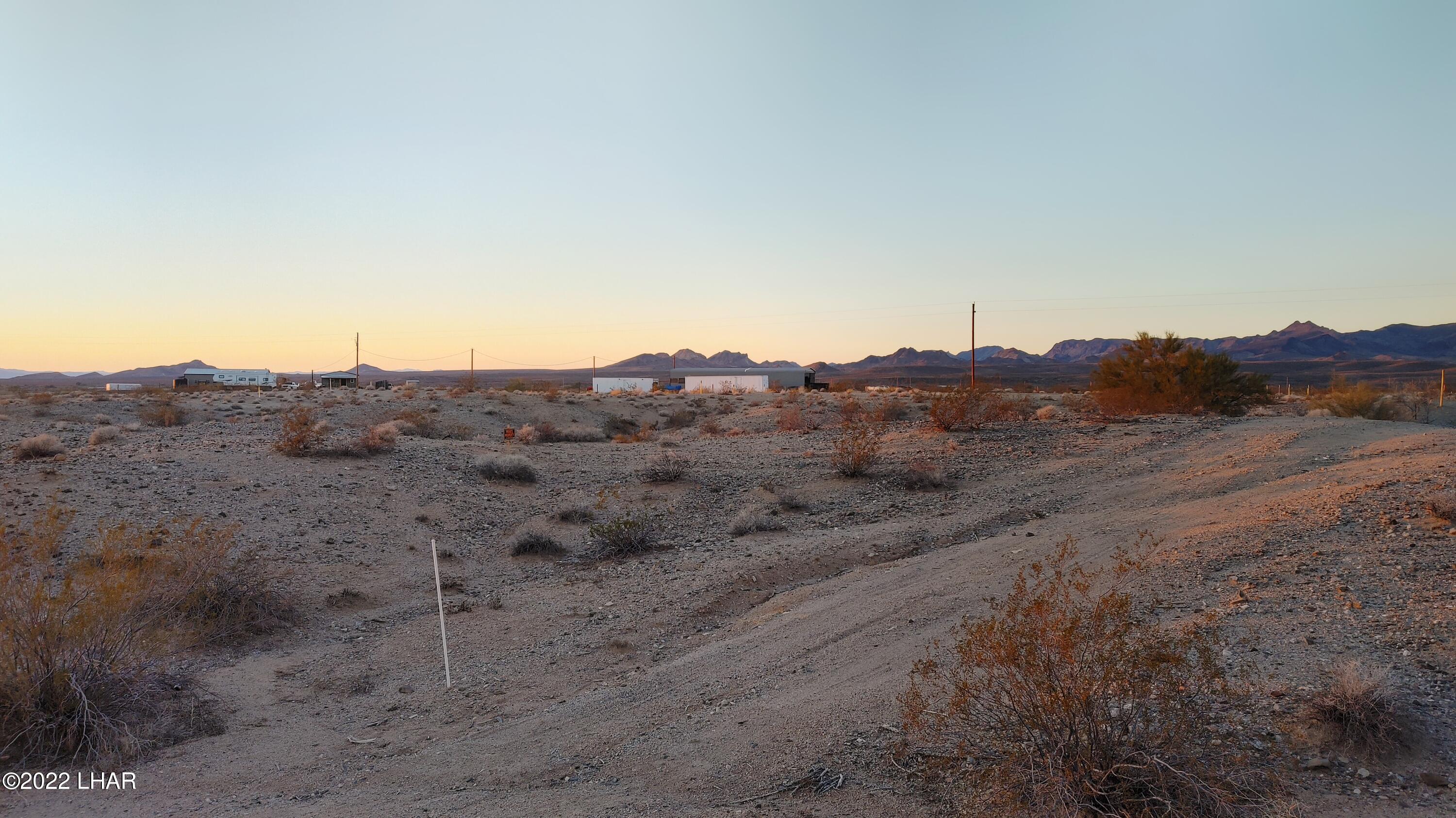 Lot 16 South Douglass Lane Yucca, AZ 86438 - Photo 11 of 12 Dusk on Lot 16