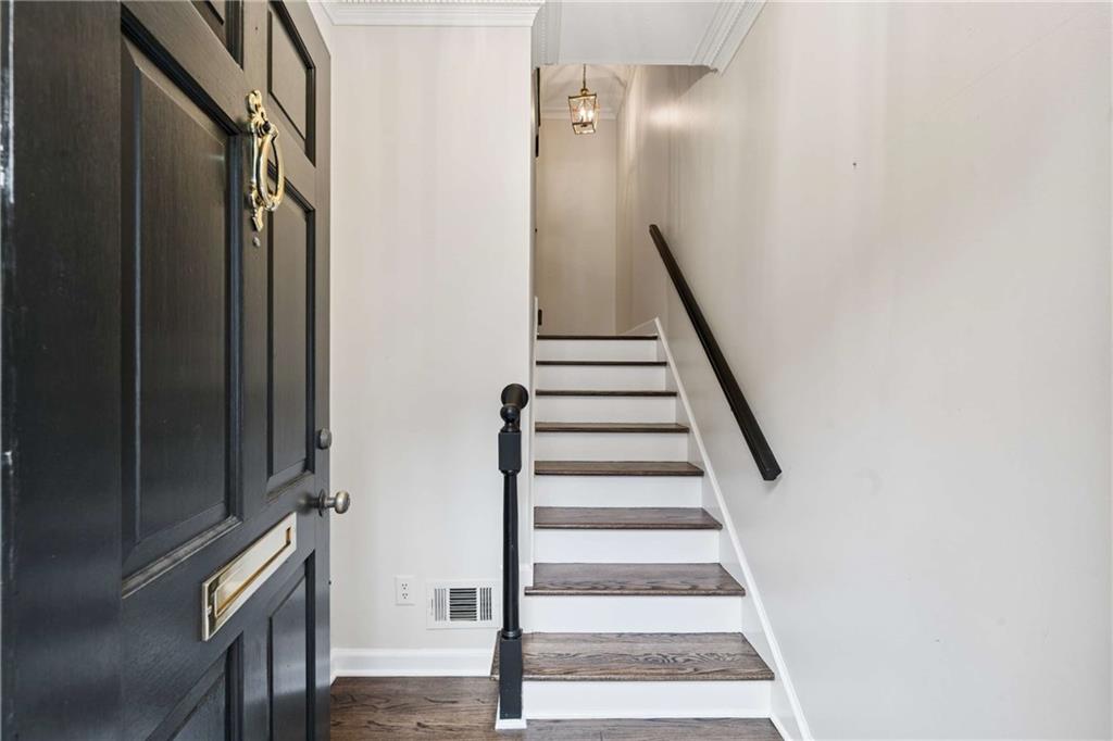 17 Muscogee Way Northwest Atlanta, GA 30305 - Photo 21 of 40 a view of an entryway with staircase