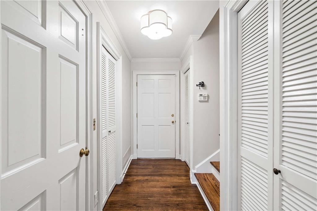 17 Muscogee Way Northwest Atlanta, GA 30305 - Photo 25 of 40 a view of a hallway with a window