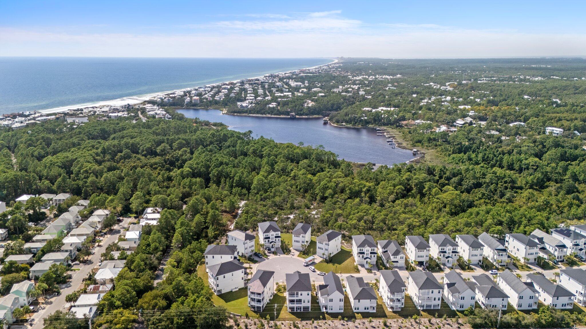 105 Seaboard Lane Santa Rosa Beach, FL 32459 - Photo 53 of 54 an aerial view of multiple house