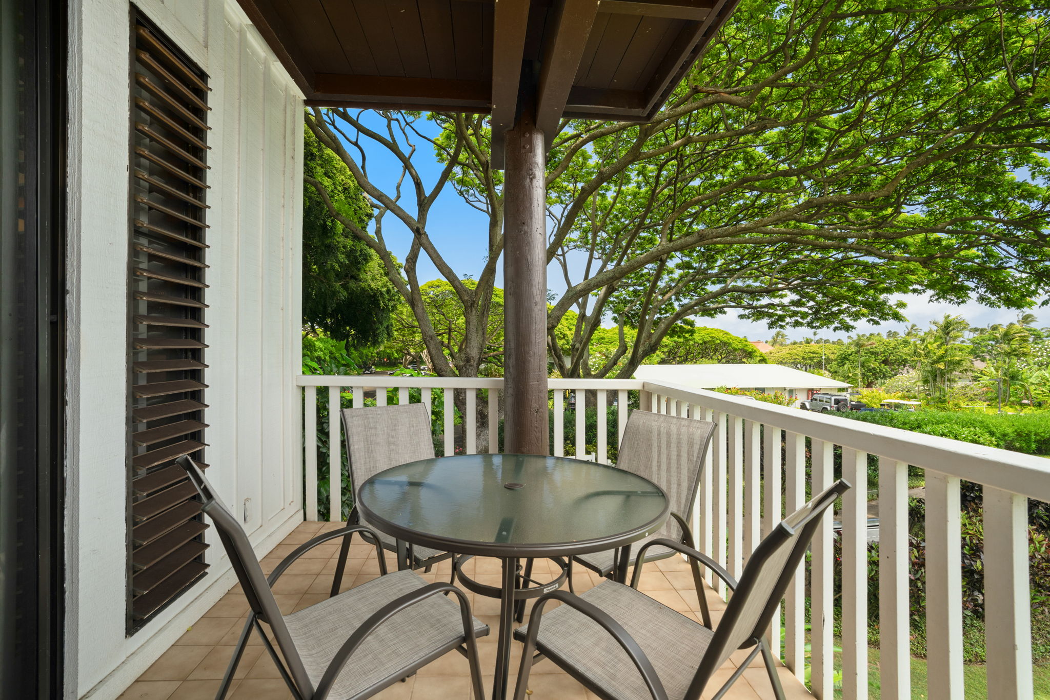2253 Poipu Road, Unit 330 Koloa, HI 96756 - Photo 18 of 26 a view of balcony with furniture and wooden deck