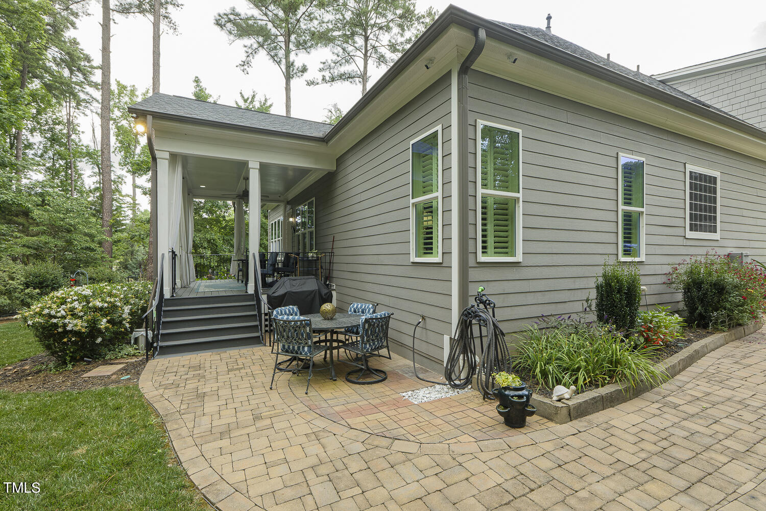 7105 Carries Reach Way Raleigh, NC 27614 - Photo 18 of 24 Beautiful PAVER patio great for grilling our & entertaining.