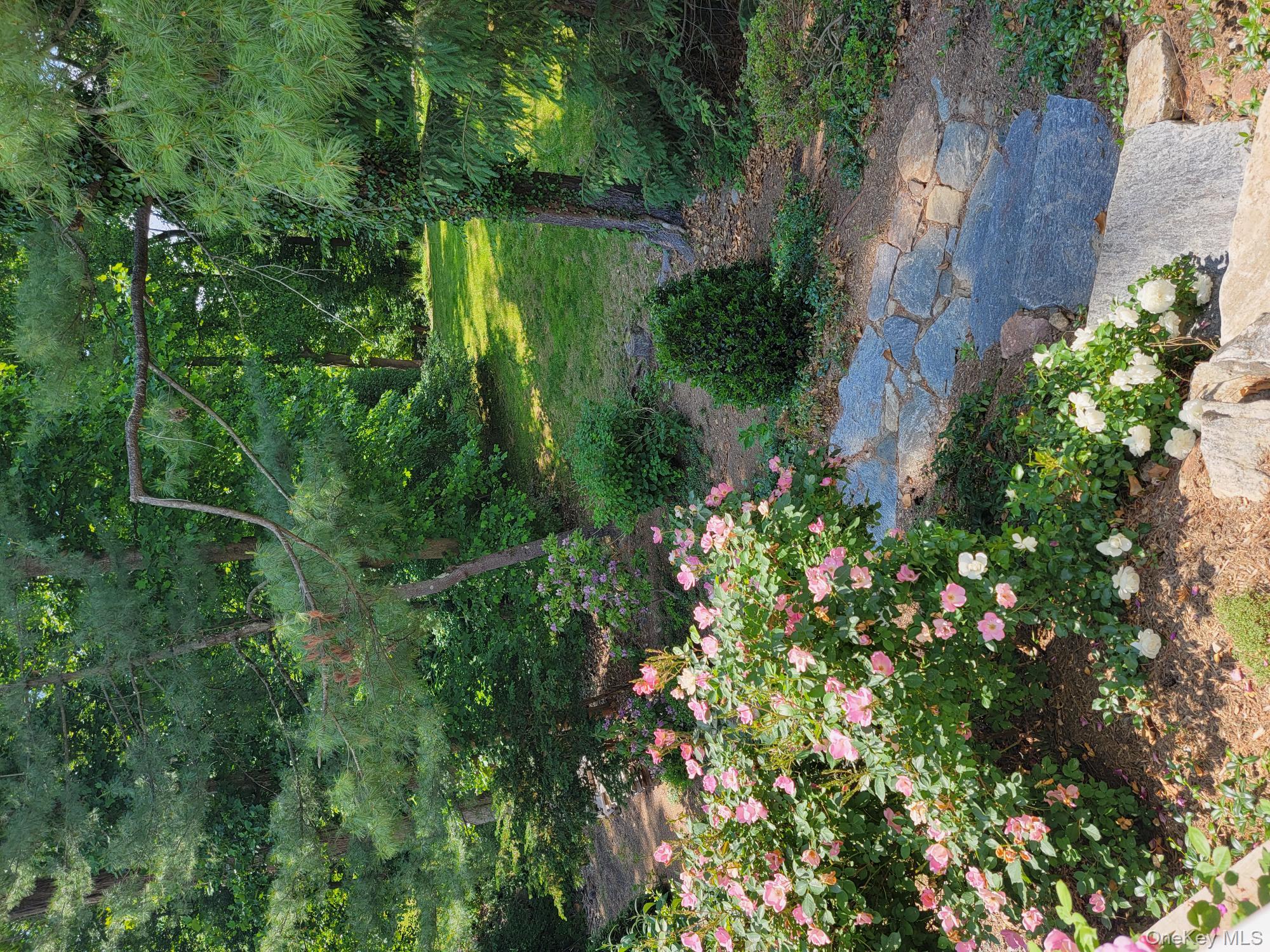 103 River Road Briarcliff Manor, NY 10510 - Photo 29 of 37 a view of a garden with plants and large trees