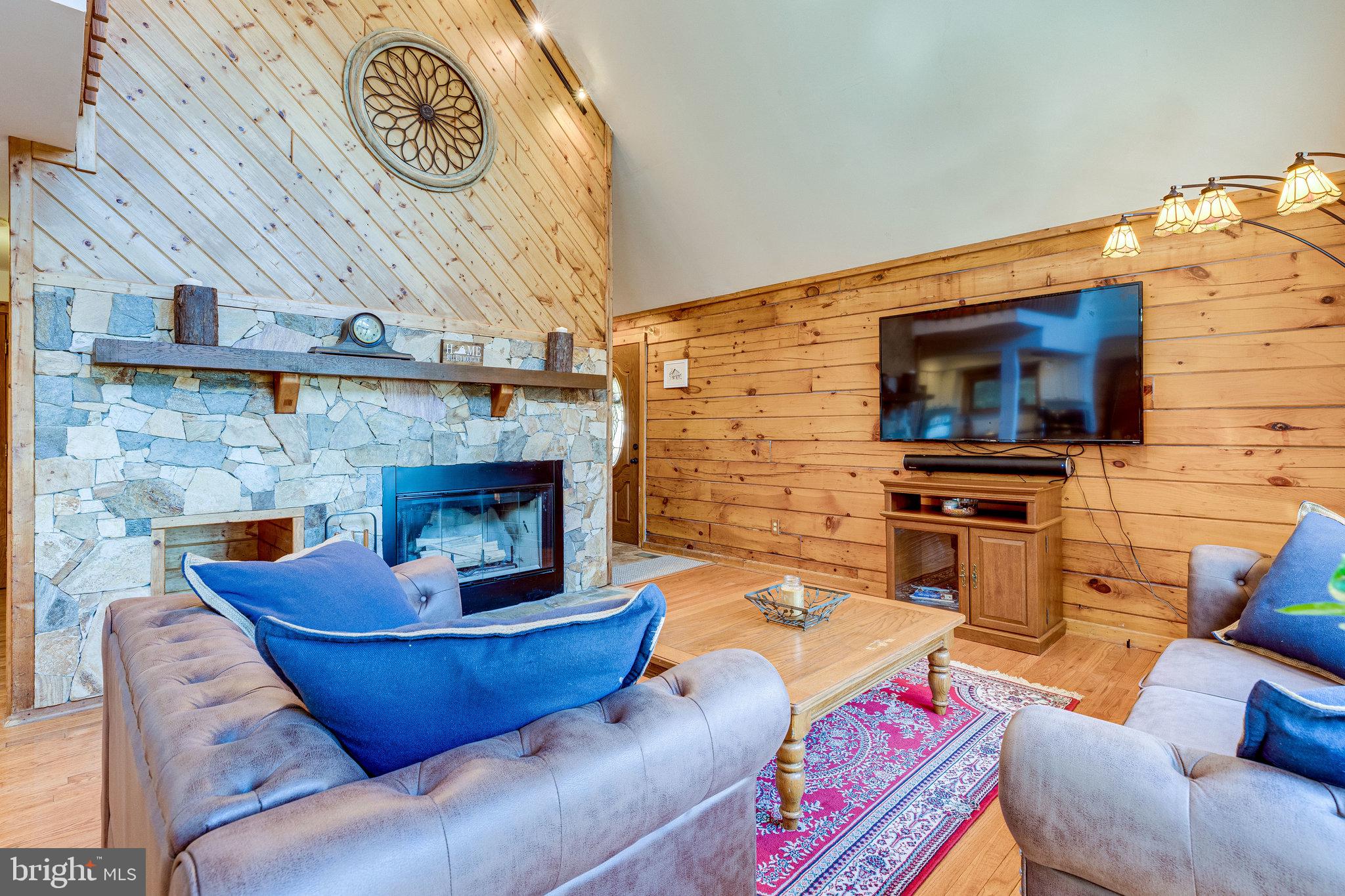 2312 Lookout Road Haymarket, VA 20169 - Photo 11 of 55 Stone front fireplace w/8ft Antique Oak Mantel