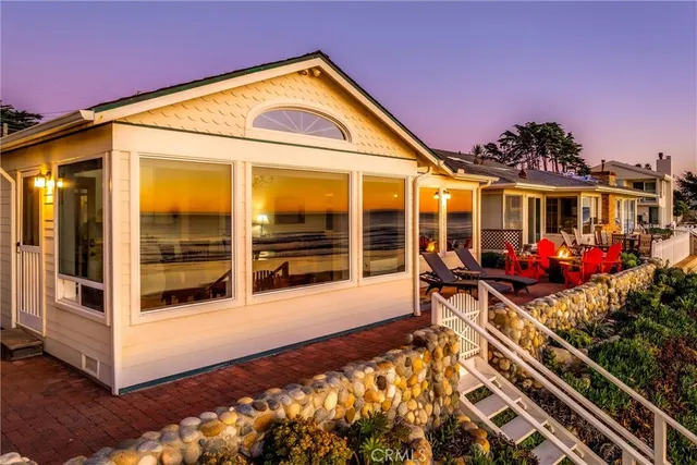 a view of a house with a patio