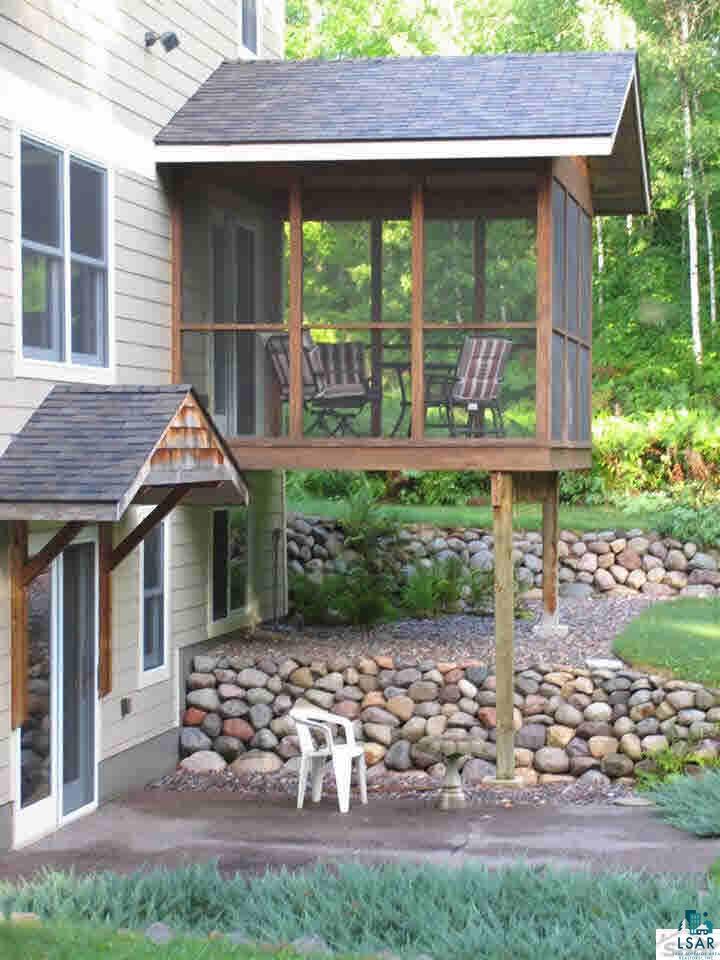 16630 Sand Hill Road Mason, WI 54856 - Photo 20 of 25 Screen porch and walk-out to patio