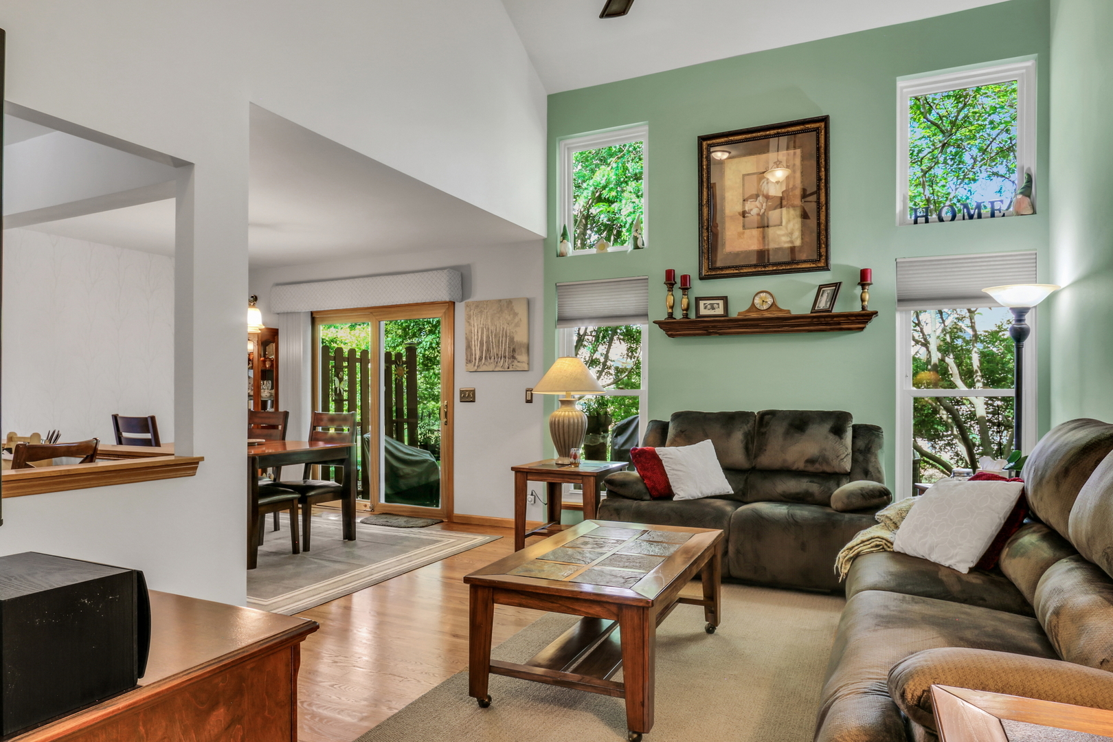 2101 Peach Tree Lane Algonquin, IL 60102 - Photo 5 of 24 a living room with furniture and a fireplace