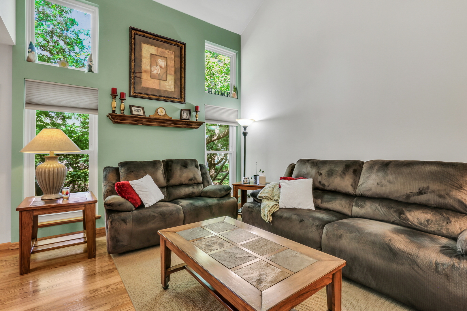 2101 Peach Tree Lane Algonquin, IL 60102 - Photo 6 of 24 a living room with furniture and a fireplace