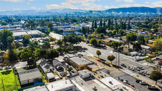 a view of city and mountain view