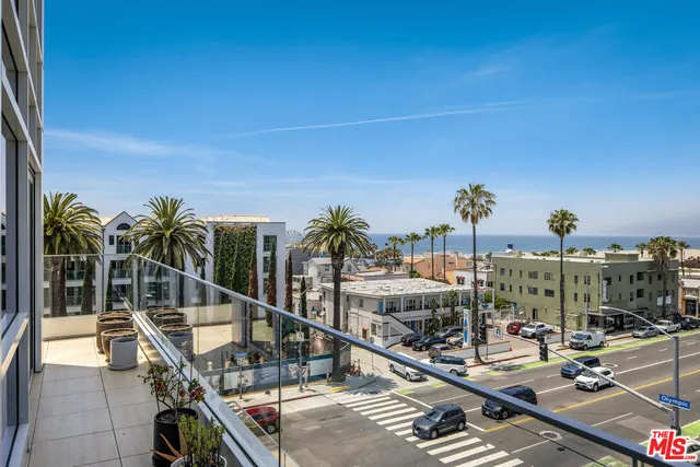 a city view from a balcony