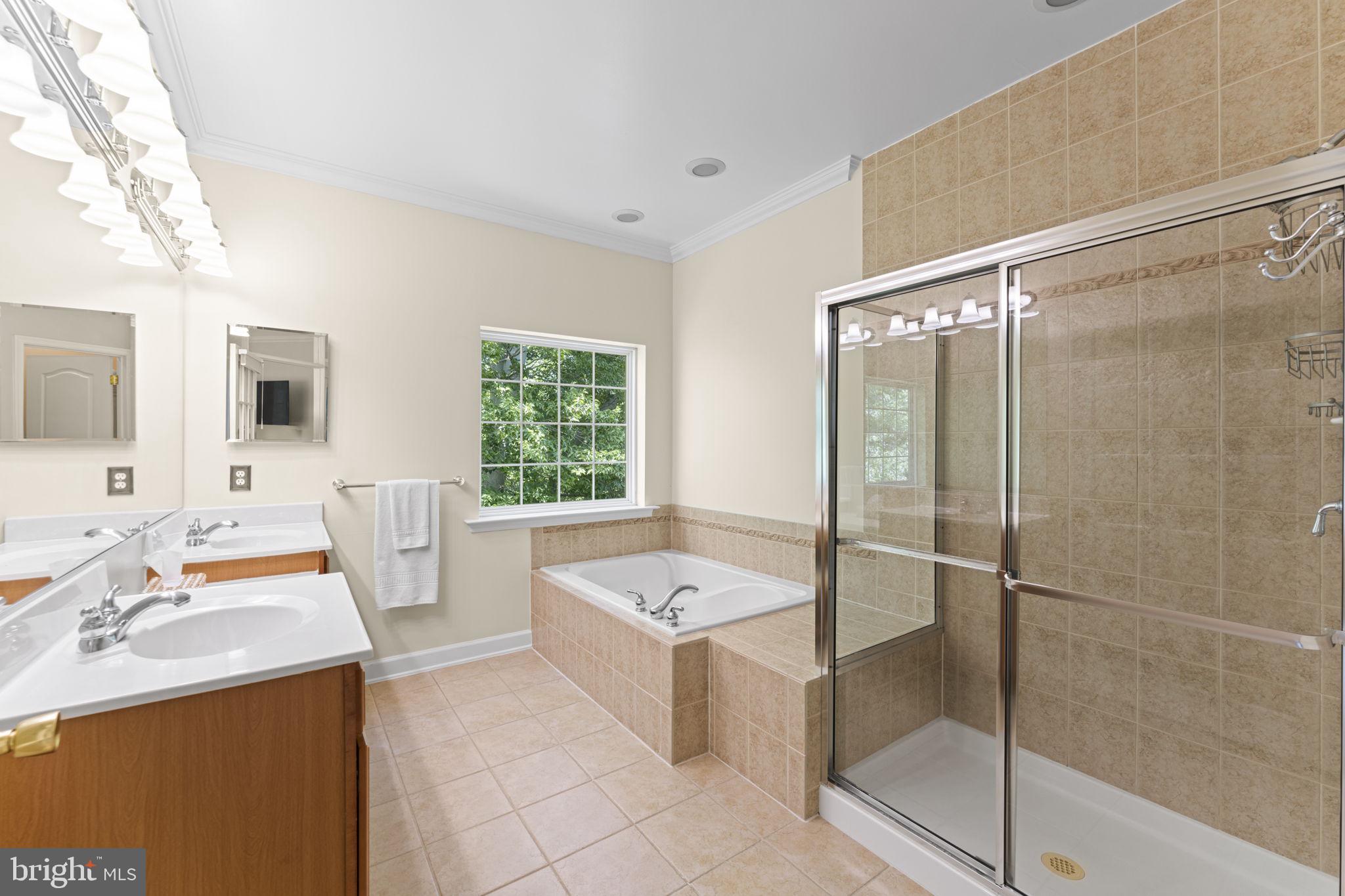 8120 Mississippi Road Laurel, MD 20724 - Photo 35 of 50 Bathroom w/stand-up shower & tub