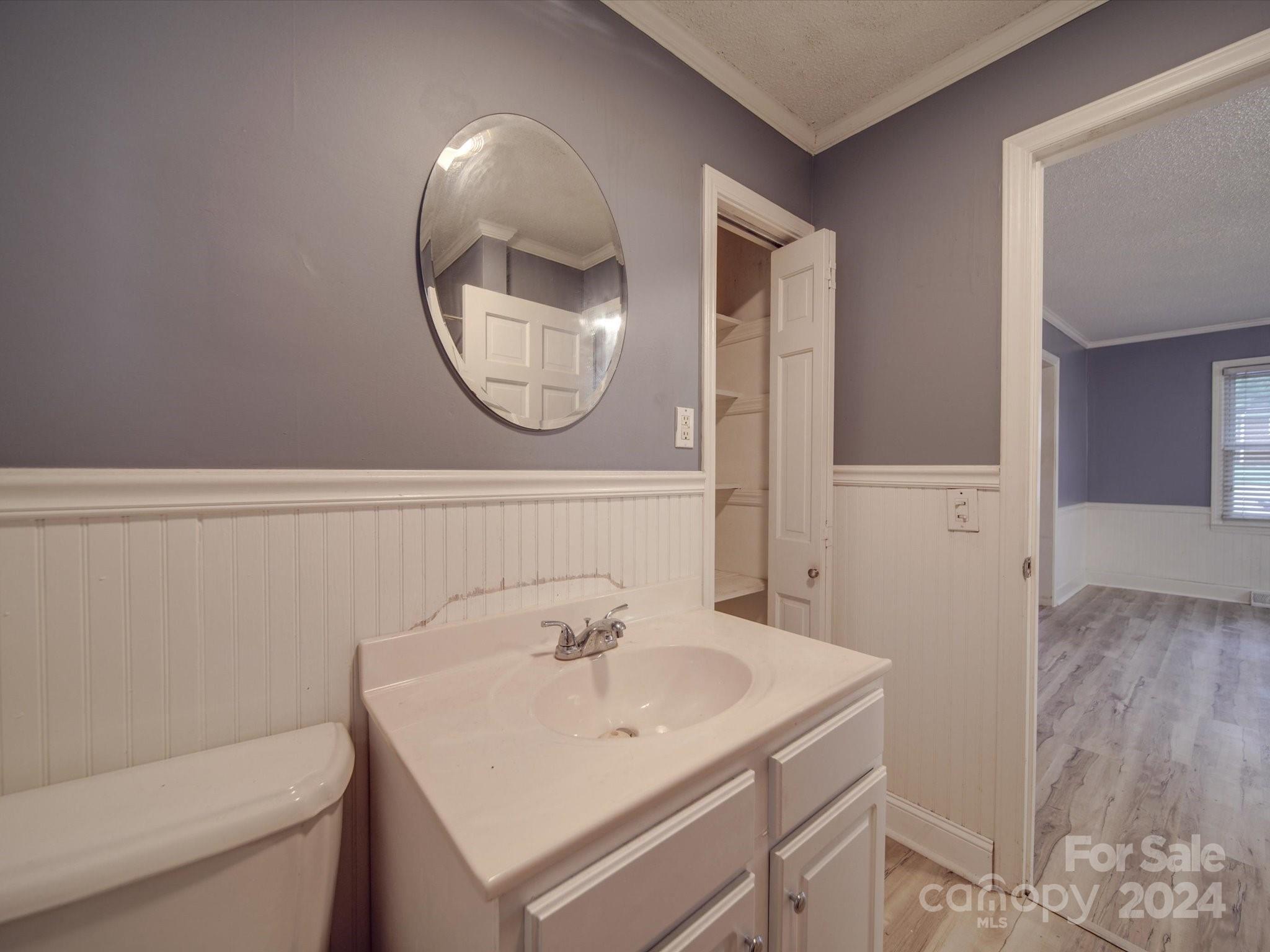 20082 Coley Store Road Locust, NC 28097 - Photo 19 of 43 a bathroom with a sink and a mirror