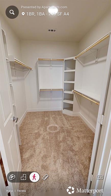 7201 Stacy Road McKinney, TX 75070 - Photo 4 of 6 Walk in closet with light carpet