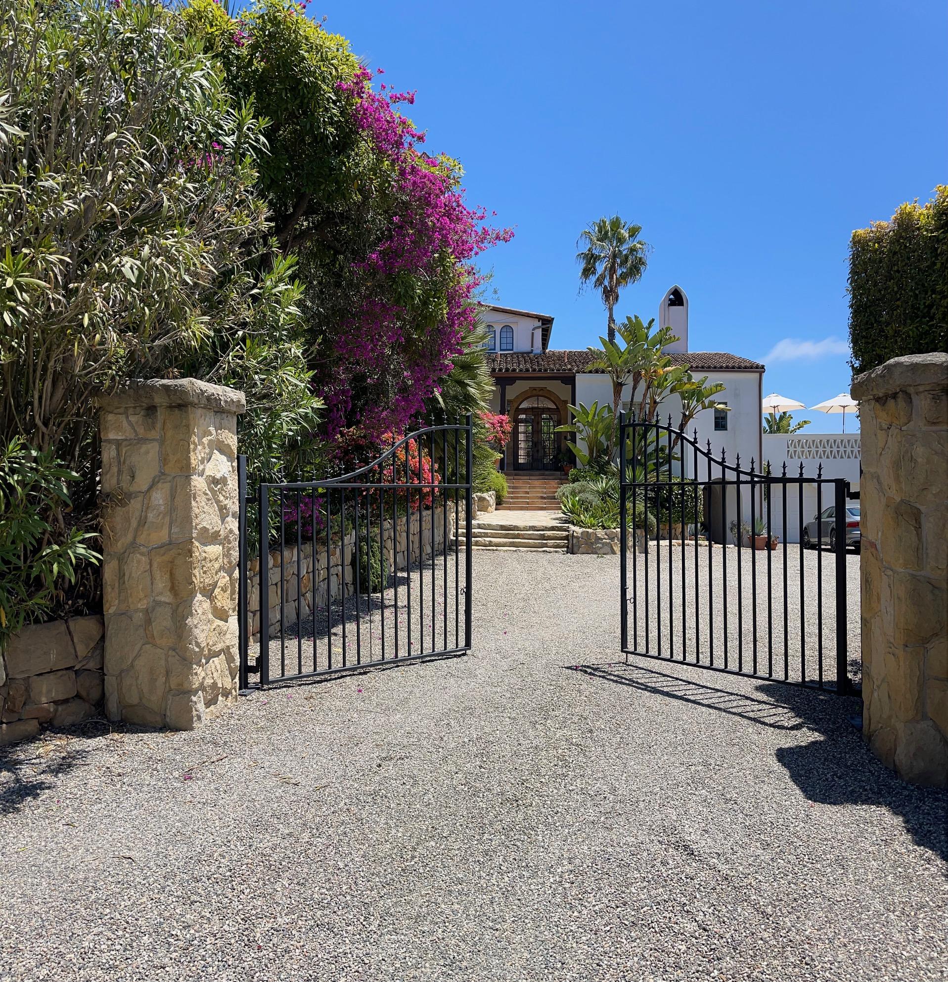 0 Mission Ridge Road Santa Barbara, CA 93103 - Photo 18 of 71 a view of a house with iron fence
