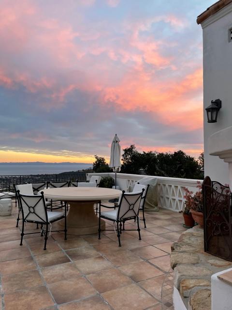0 Mission Ridge Road Santa Barbara, CA 93103 - Photo 4 of 71 a view of a terrace with furniture and a garden