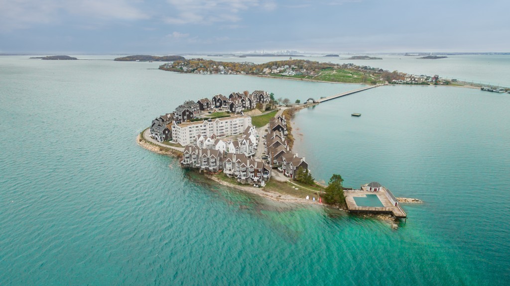 a view of a lake with outdoor space