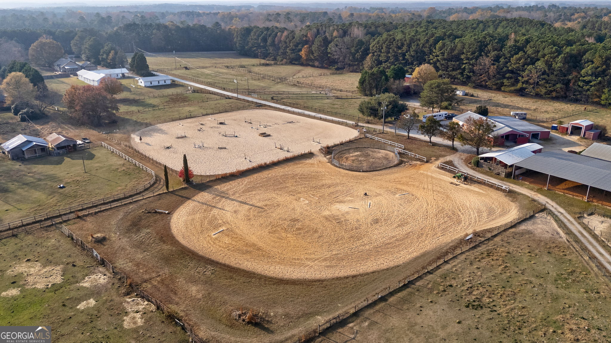 2161 Union Church Road Bishop, GA 30621 - Photo 4 of 47 an aerial view of a house with outdoor space