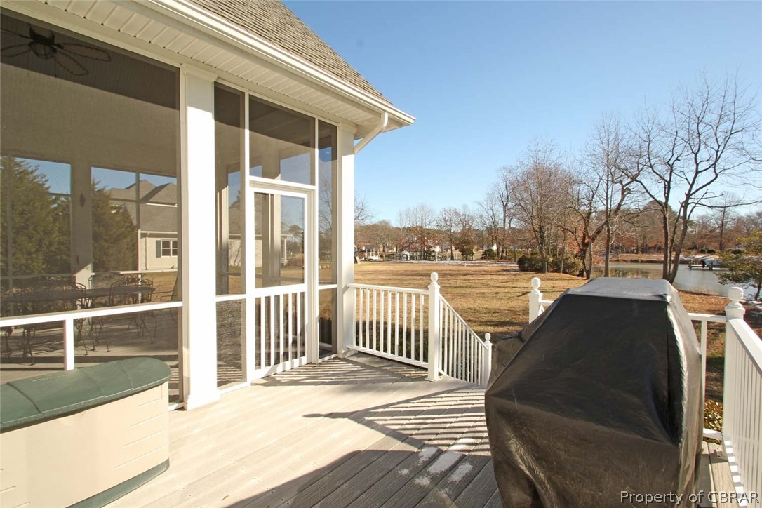 258 Old Point Road White Stone, VA 22578 - Photo 11 of 50 Grilling Area outside Screen Porch
