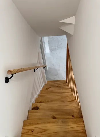 a close view of a fireplace