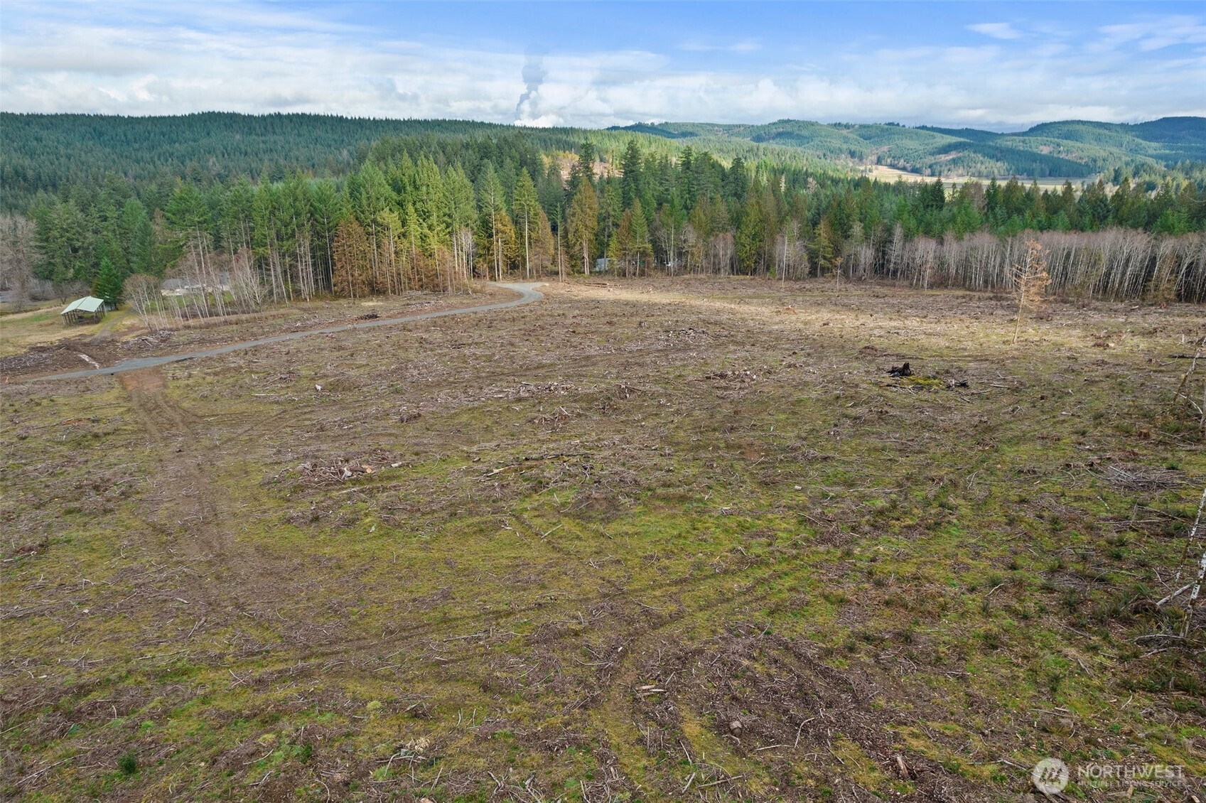 0 Little Hanaford Road, Unit B Centralia, WA 98531 - Photo 4 of 16 a view of outdoor space with mountain view