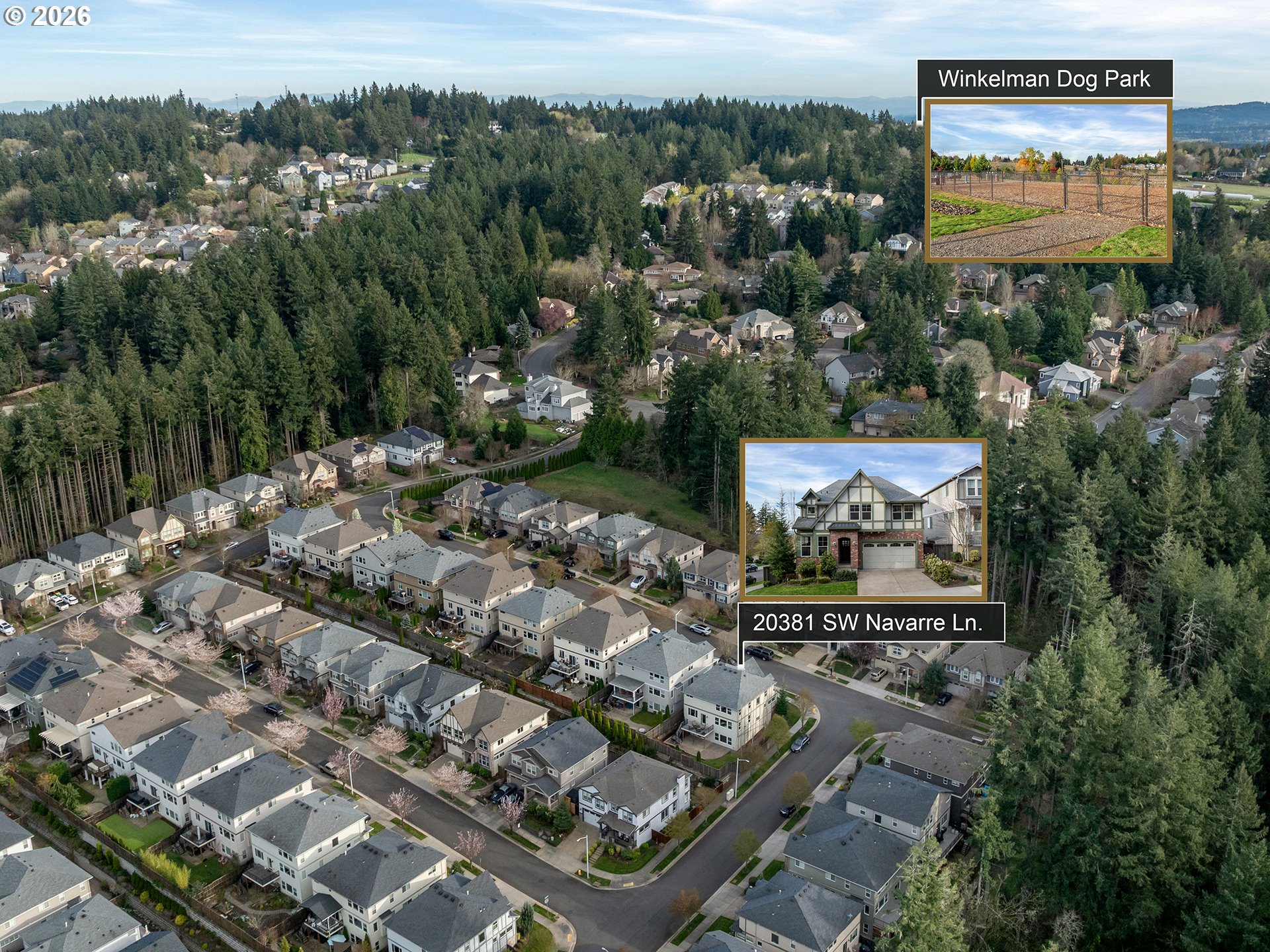 20381 Southwest Navarre Lane Beaverton, OR 97007 - Photo 44 of 47 Drone View/UAV