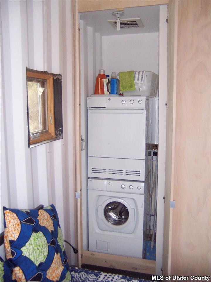 4896 Vega Mountain Road Roxbury, NY 12474 - Photo 12 of 14 a utility room with dryer and washer