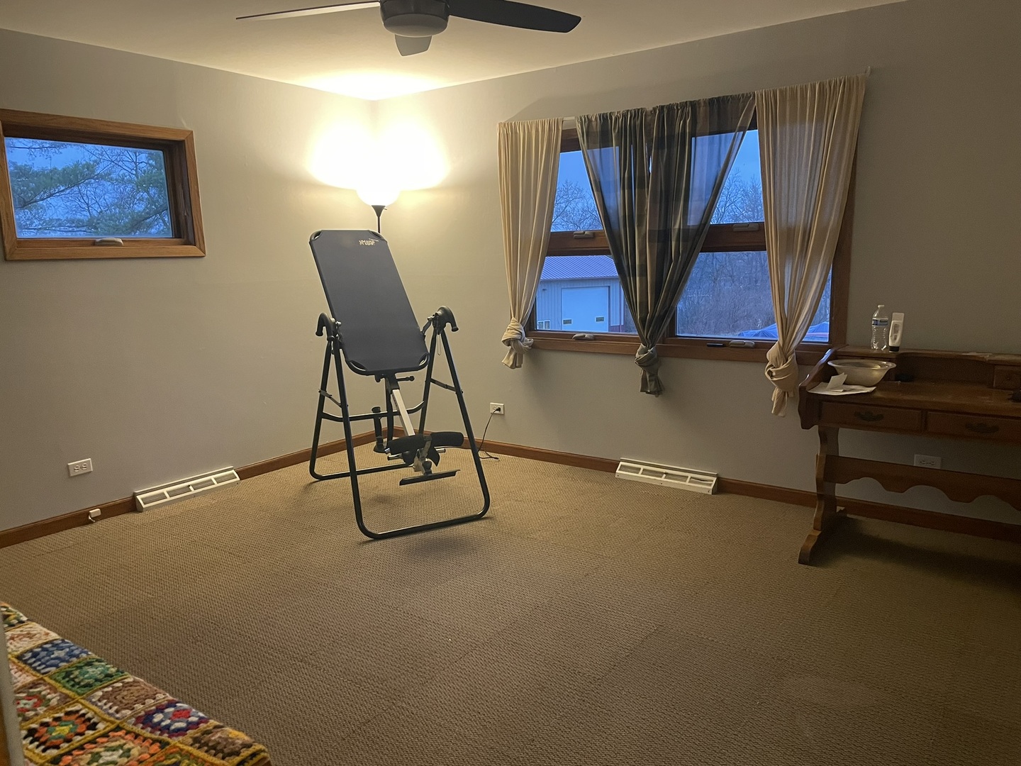 970 Marley Road New Lenox, IL 60451 - Photo 14 of 22 a room with gym equipment and windows