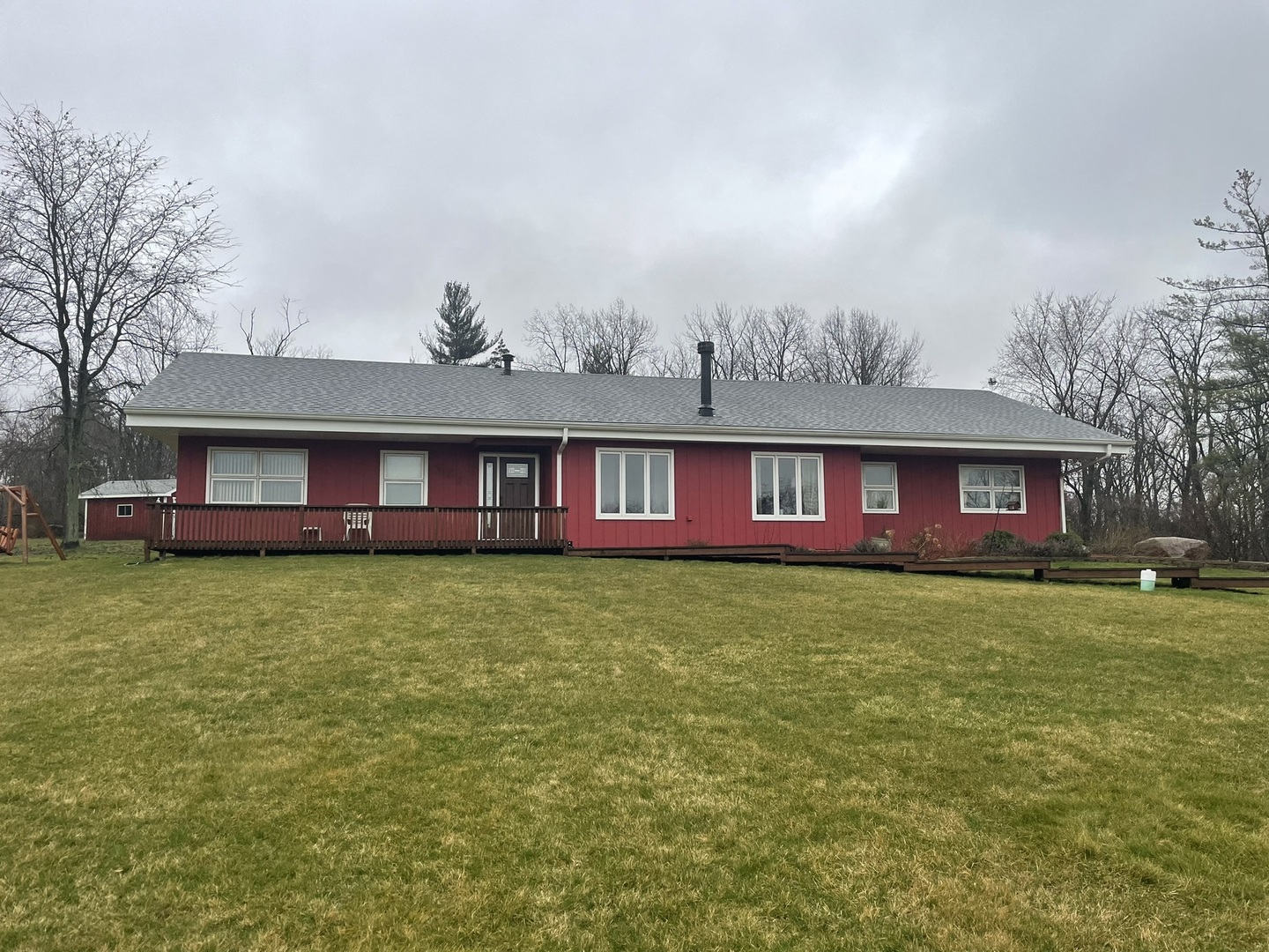 970 Marley Road New Lenox, IL 60451 - Photo 2 of 22 a view of a house with a big yard and large trees