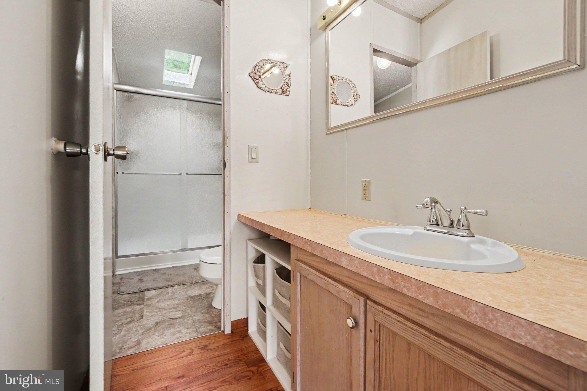 46 Pisgah Rest Shermans Dale, PA 17090 - Photo 19 of 36 a bathroom with a sink and a mirror